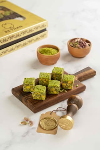 حلقوم بقلاوة بالفستق الحلبي 500Gr