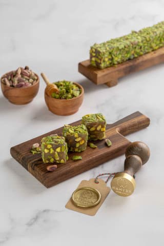 حلقوم عسل بالفستق الحلبي 500Gr
