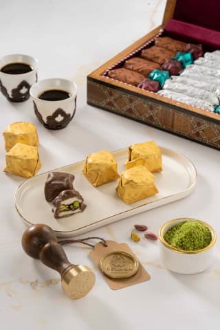 شوكولا بالمارشميللو والفستق الحلبي 250 gr