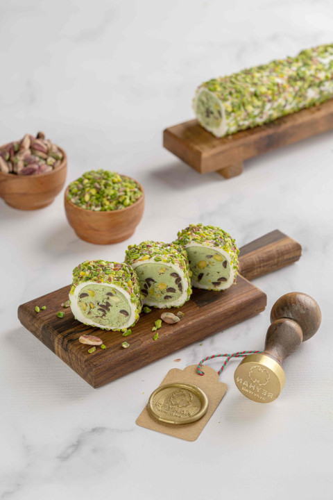 Pistachio delight stuffed with pistachio paste 500Gr